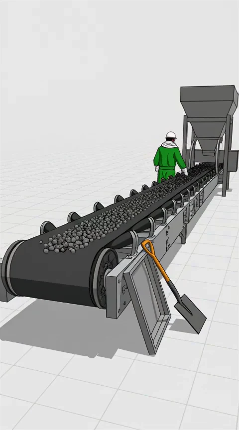 機械の現場で起きる巻き込まれの場面（安全ドリル＋の教材より）